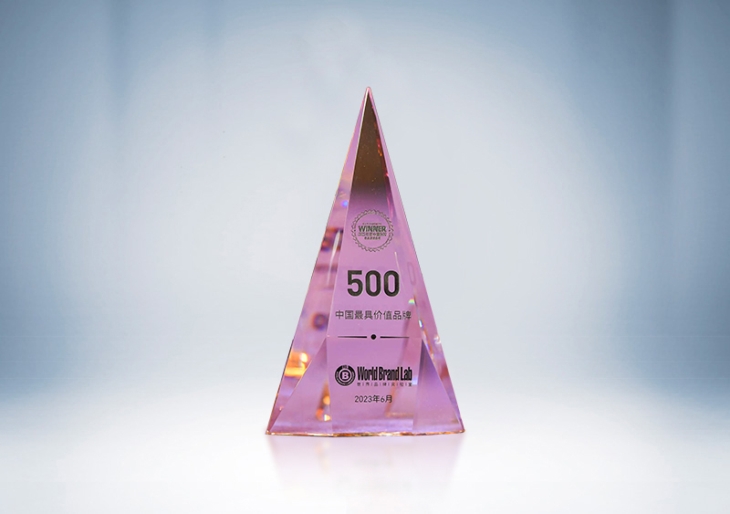 2023年《中國(guó)500最具價(jià)值品牌》——世界品牌實(shí)驗(yàn)室（World Brand Lab）