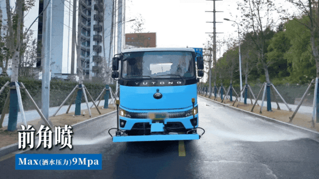 「宇」見好車丨環(huán)衛(wèi)作業(yè)再添“實力派”！宇通18噸純電動高壓清洗車煥新上市！