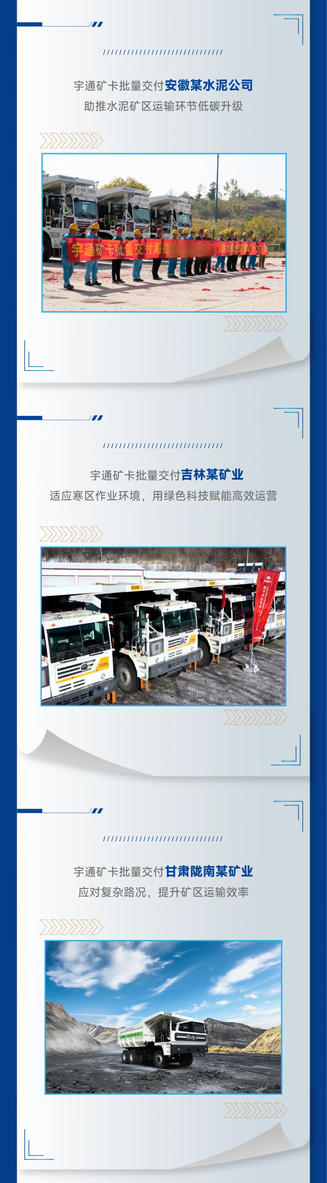 礦卡速報(bào)站|宇通礦卡一季度批量交付多個(gè)礦區(qū)，助推礦山綠色智慧轉(zhuǎn)型！