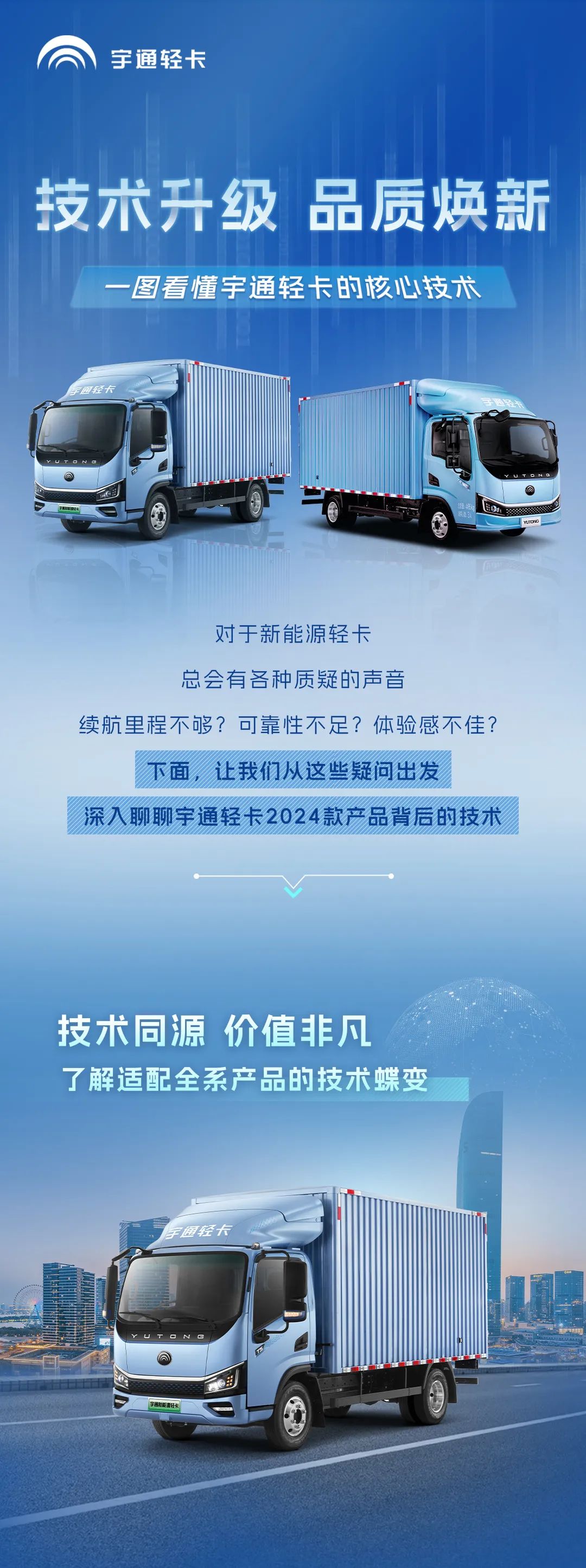 不藏了，宇通輕卡再一次技術(shù)蝶變了！